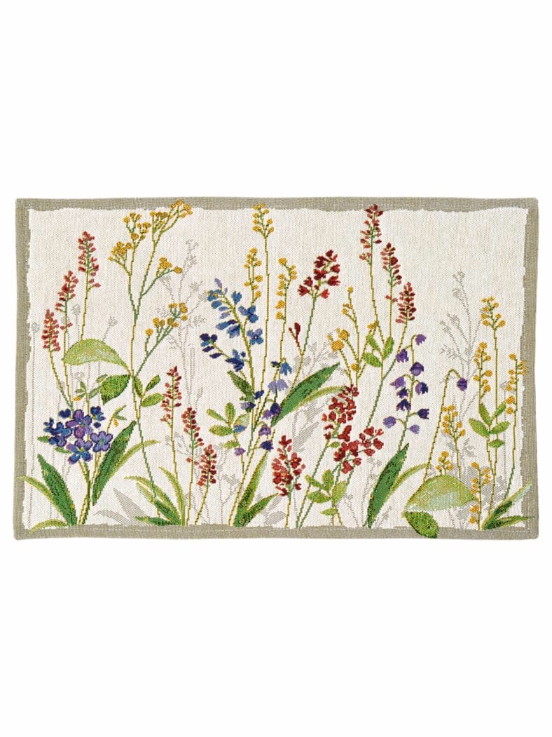 Sander-Tischsets Gobelin Blumenmotiv