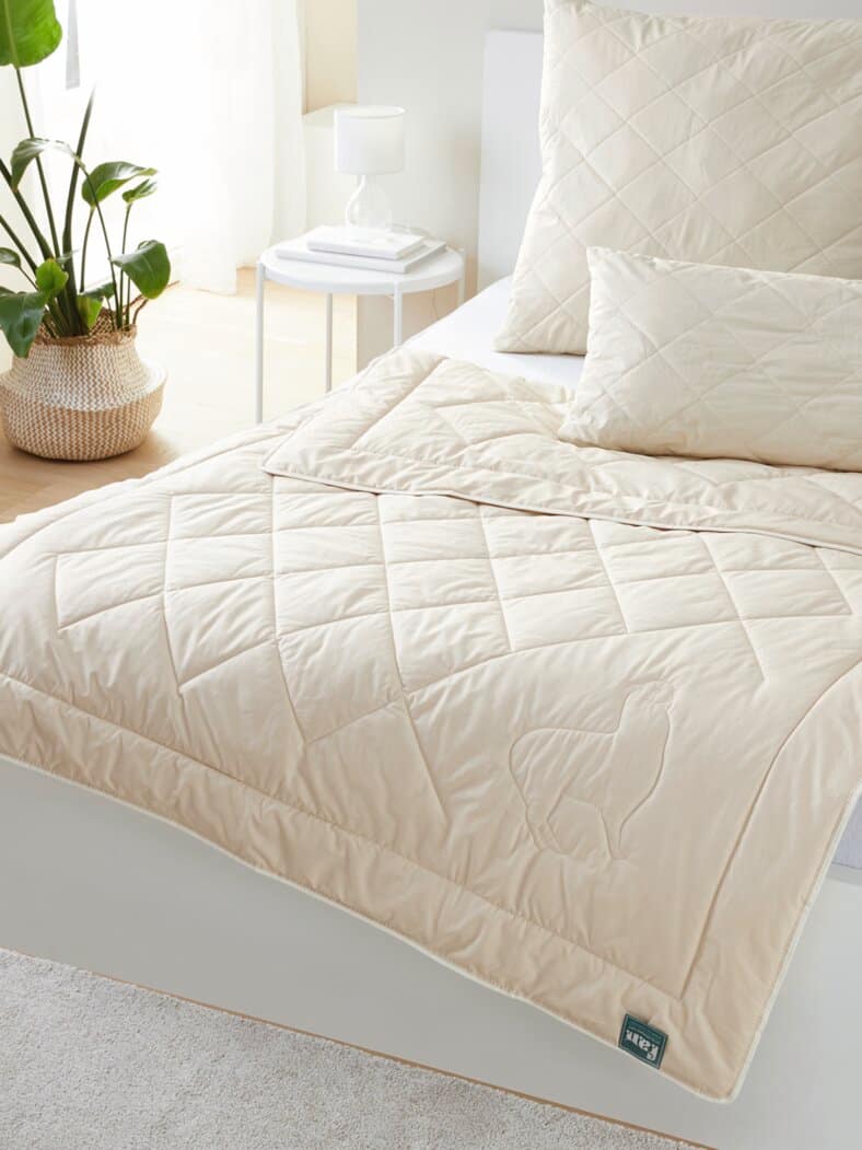 Frankenstolz Lama-Leichtsteppbett Natur