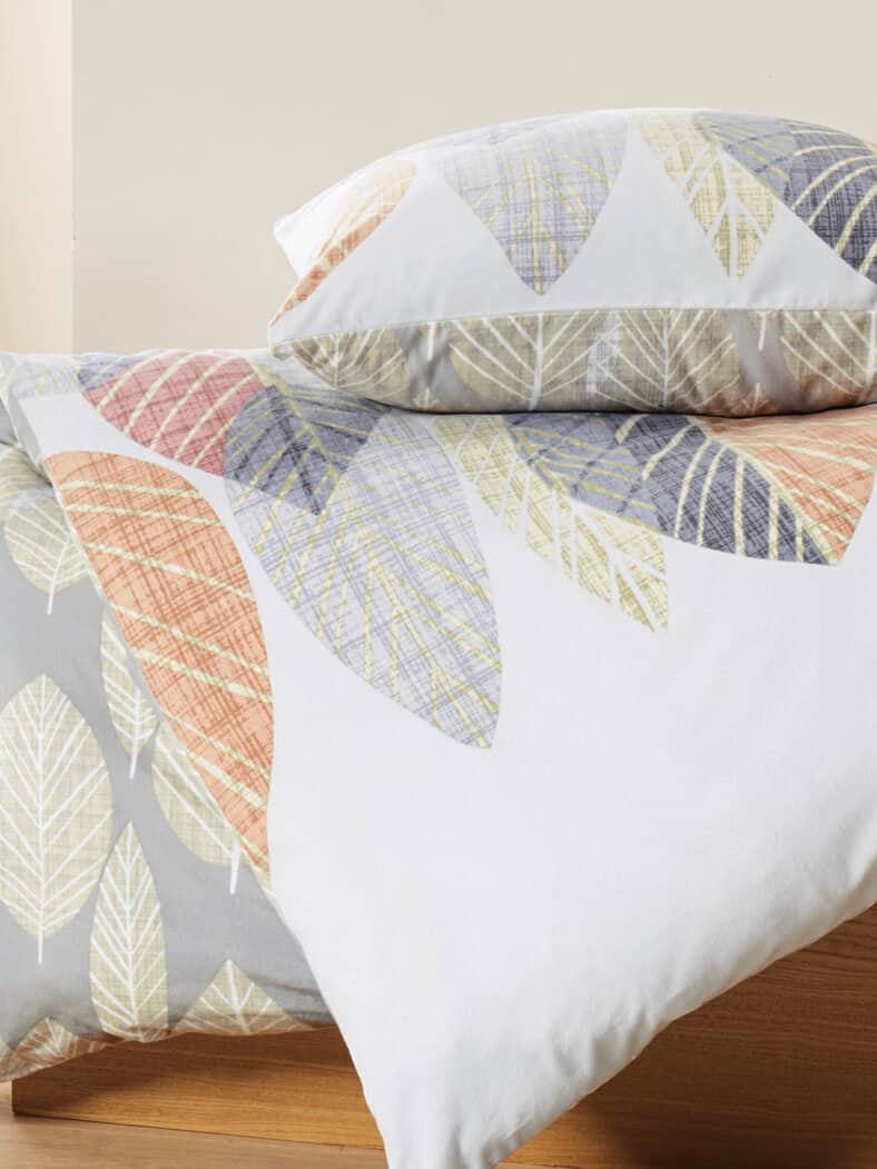 Feinbiber-Wende-Bettwäsche-Set Naturtöne